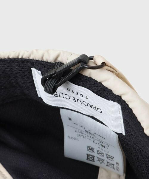 OPAQUE.CLIP / オペーク ドット クリップ キャップ | 【取外し可】紐付きナイロンキャップ | 詳細6