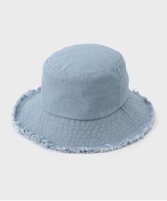 OPAQUE.CLIP / オペーク ドット クリップ ハット | デニムフリンジバケットハット