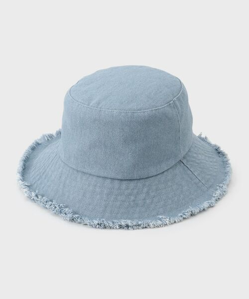 OPAQUE.CLIP / オペーク ドット クリップ ハット | デニムフリンジバケットハット | 詳細1