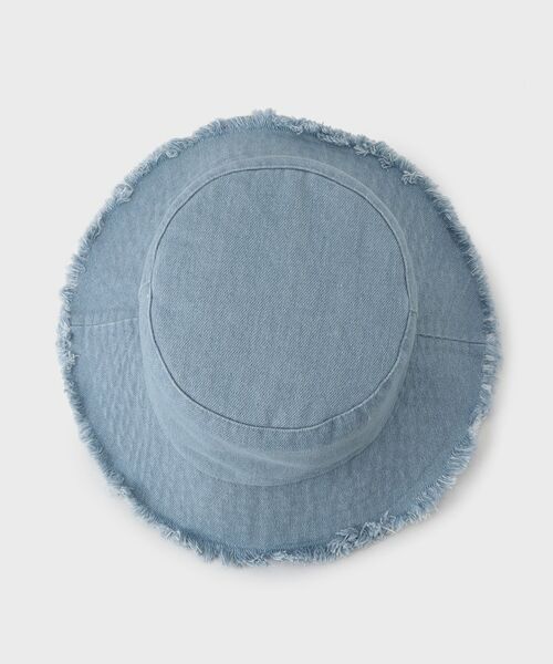 OPAQUE.CLIP / オペーク ドット クリップ ハット | デニムフリンジバケットハット | 詳細3