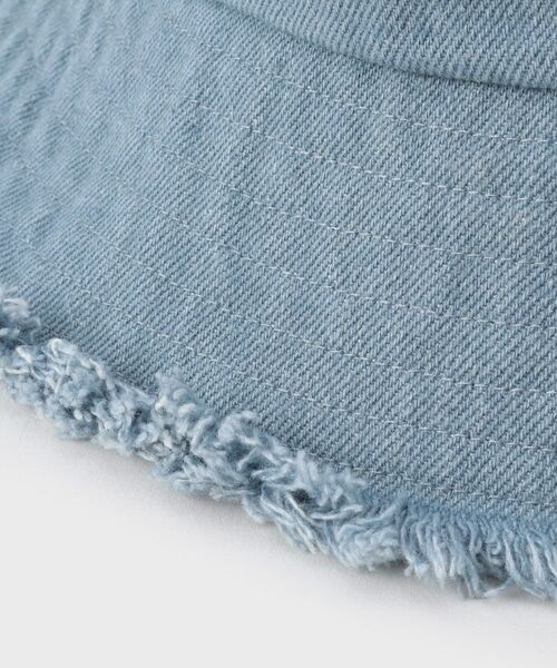 OPAQUE.CLIP / オペーク ドット クリップ ハット | デニムフリンジバケットハット | 詳細6