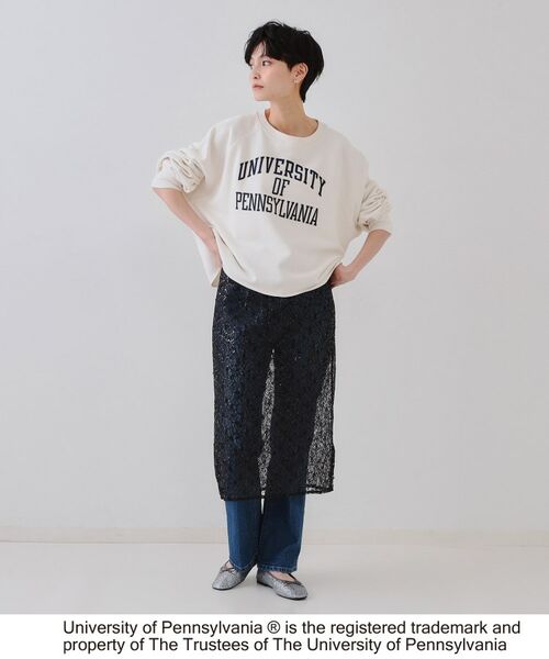 OPAQUE.CLIP / オペーク ドット クリップ スウェット | カレッジロゴ スウェットプルオーバー | 詳細2