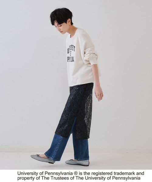 OPAQUE.CLIP / オペーク ドット クリップ スウェット | カレッジロゴ スウェットプルオーバー | 詳細3