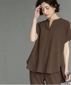 OPAQUE.CLIP / オペーク ドット クリップ シャツ・ブラウス | 《7色展開/SS-LLサイズ》ストレッチスキッパーブラウス/セットアップ対応【洗濯機洗い可/防シワ】