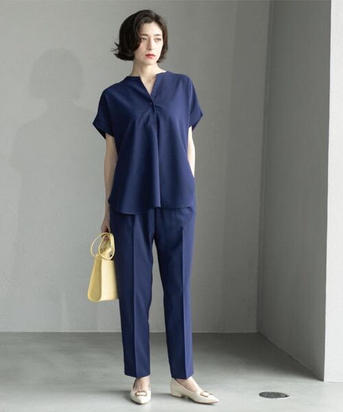 OPAQUE.CLIP / オペーク ドット クリップ シャツ・ブラウス | 《7色展開/SS-LLサイズ》ストレッチスキッパーブラウス/セットアップ対応【洗濯機洗い可/防シワ】 | 詳細28