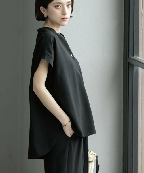 OPAQUE. CLIP/オペーク ドット クリップ 《7color/SS-LLsize》ストレッチスキッパーブラウス/セットアップ対応【洗濯機洗い可/防シワ】 ブラック(019) 34(SS) OPAQUE. CLIP/オペーク ドット クリップ 《7color/SS-LLsize》ストレッチスキッパーブラウス/セットアップ対応【洗濯機洗い可/防シワ】 ブラック(019) 34(SS)