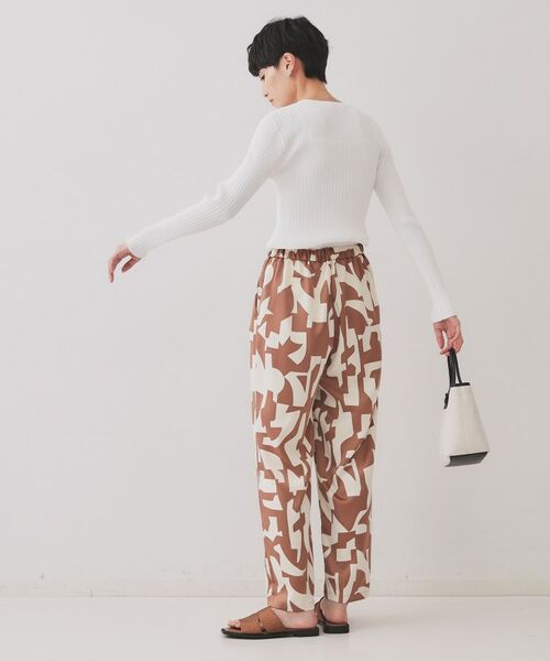 OPAQUE.CLIP / オペーク ドット クリップ ニット・セーター | ヘンリーネックリブニット【洗濯機洗い可】 | 詳細3