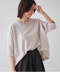 OPAQUE.CLIP / オペーク ドット クリップ ニット・セーター | リラクシーワイドVネックニット【洗濯機洗い可】