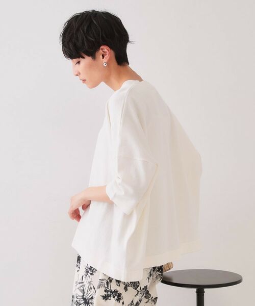 OPAQUE.CLIP / オペーク ドット クリップ ニット・セーター | リラクシーワイドVネックニット【洗濯機洗い可】 | 詳細1