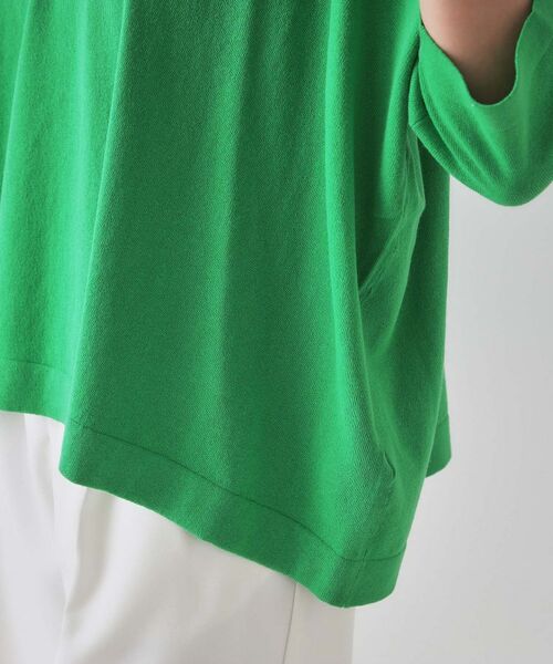 OPAQUE.CLIP / オペーク ドット クリップ ニット・セーター | リラクシーワイドVネックニット【洗濯機洗い可】 | 詳細22