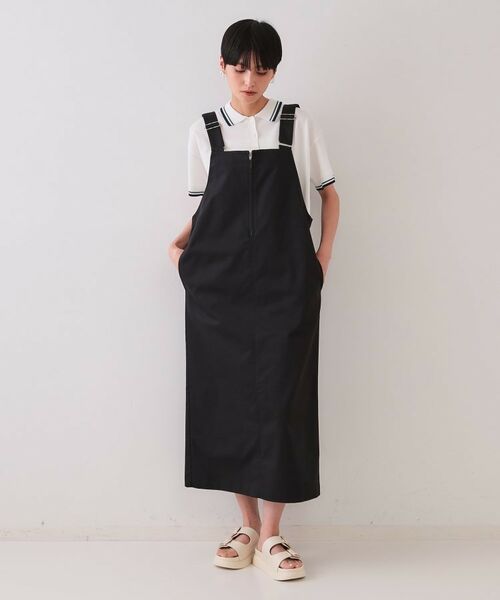 OPAQUE.CLIP / オペーク ドット クリップ ニット・セーター | ロゴ刺繍ポロニット【洗濯機洗い可/抗ピル】 | 詳細3