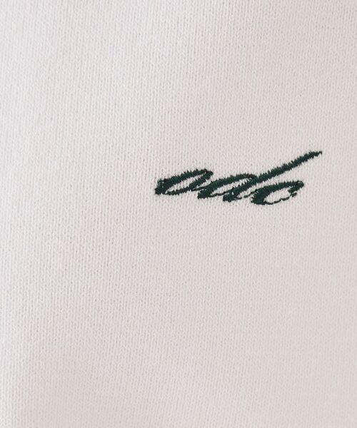 OPAQUE.CLIP / オペーク ドット クリップ ニット・セーター | ロゴ刺繍ポロニット【洗濯機洗い可/抗ピル】 | 詳細4