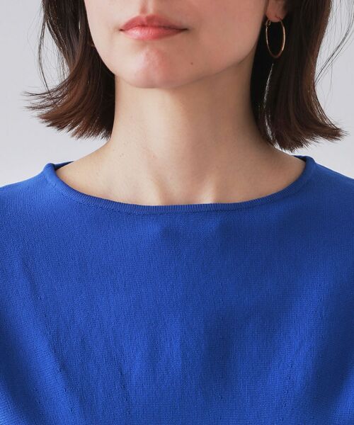 OPAQUE.CLIP / オペーク ドット クリップ ニット・セーター | ランタンスリーブペプラムデザインニット【洗濯機洗い可/抗ピル】 | 詳細16