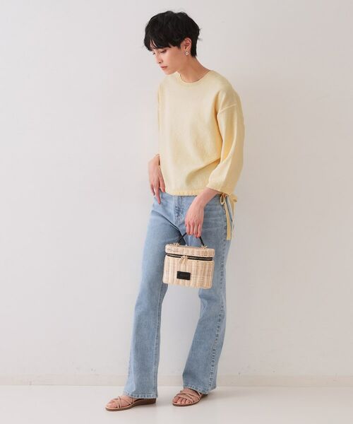 OPAQUE.CLIP / オペーク ドット クリップ ニット・セーター | サイドリボンニット【洗濯機洗い可】 | 詳細10