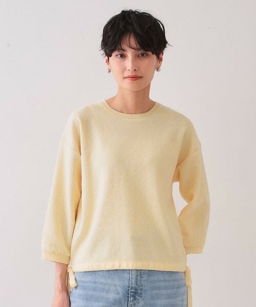 OPAQUE.CLIP / オペーク ドット クリップ ニット・セーター | サイドリボンニット【洗濯機洗い可】 | 詳細12