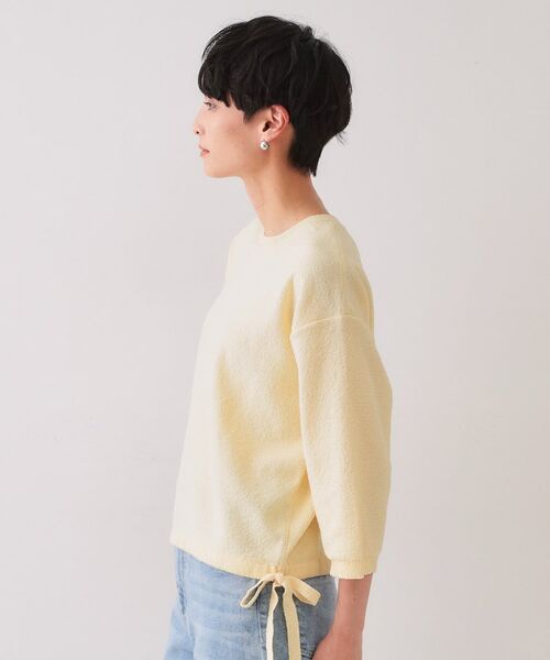 OPAQUE.CLIP / オペーク ドット クリップ ニット・セーター | サイドリボンニット【洗濯機洗い可】 | 詳細13