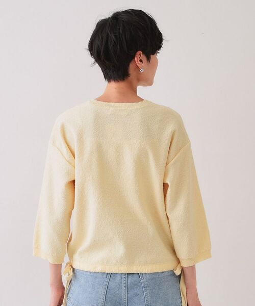 OPAQUE.CLIP / オペーク ドット クリップ ニット・セーター | サイドリボンニット【洗濯機洗い可】 | 詳細14