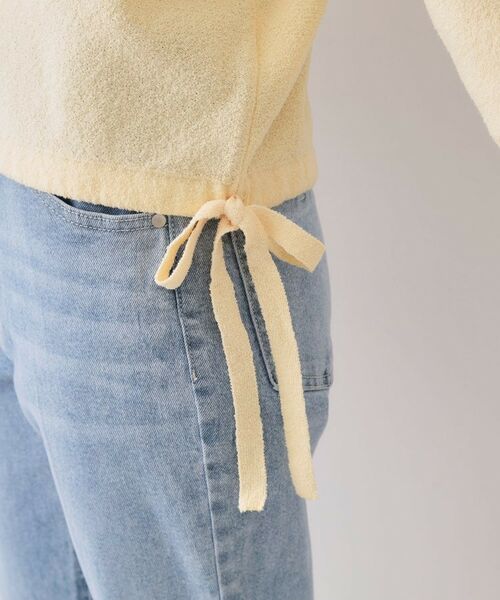 OPAQUE.CLIP / オペーク ドット クリップ ニット・セーター | サイドリボンニット【洗濯機洗い可】 | 詳細18