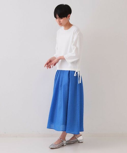 OPAQUE.CLIP / オペーク ドット クリップ ニット・セーター | サイドリボンニット【洗濯機洗い可】 | 詳細3