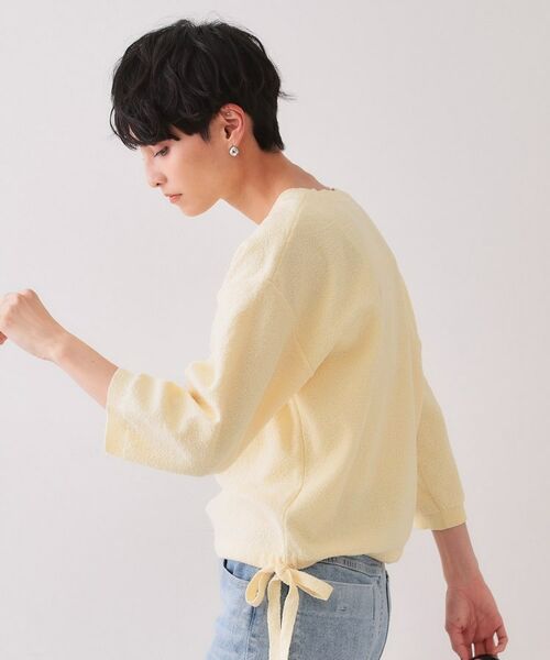 OPAQUE.CLIP / オペーク ドット クリップ ニット・セーター | サイドリボンニット【洗濯機洗い可】 | 詳細9