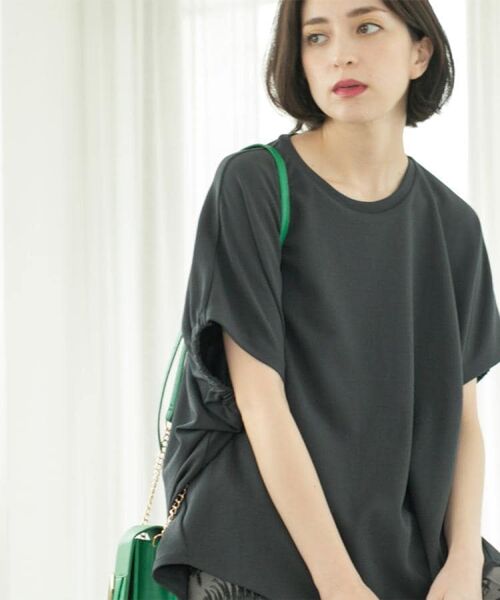 OPAQUE.CLIP / オペーク ドット クリップ カットソー | リラクシードルマンスリーブトップス【UV/吸水速乾/洗濯機洗い可】 | 詳細10