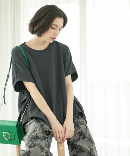 OPAQUE.CLIP / オペーク ドット クリップ カットソー | リラクシードルマンスリーブトップス【UV/吸水速乾/洗濯機洗い可】 | 詳細14