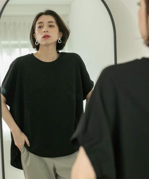 OPAQUE.CLIP / オペーク ドット クリップ カットソー | リラクシードルマンスリーブトップス【UV/吸水速乾/洗濯機洗い可】 | 詳細20