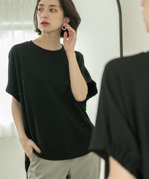 OPAQUE.CLIP / オペーク ドット クリップ カットソー | リラクシードルマンスリーブトップス【UV/吸水速乾/洗濯機洗い可】 | 詳細22