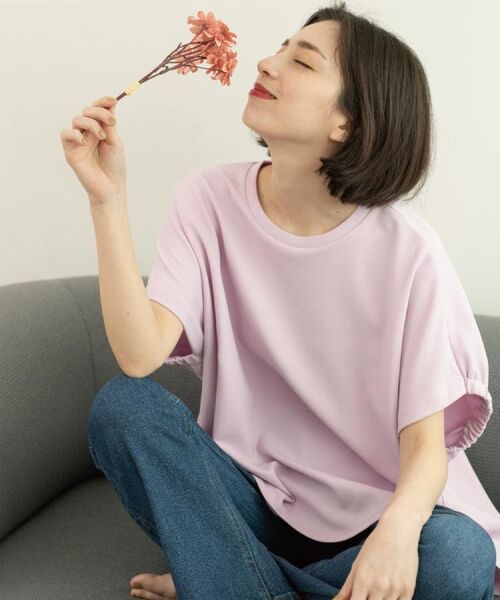 OPAQUE.CLIP / オペーク ドット クリップ カットソー | リラクシードルマンスリーブトップス【UV/吸水速乾/洗濯機洗い可】 | 詳細25