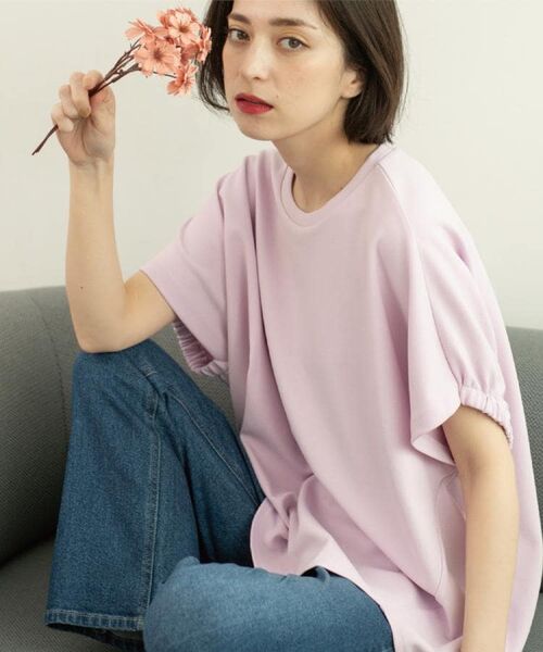 OPAQUE.CLIP / オペーク ドット クリップ カットソー | リラクシードルマンスリーブトップス【UV/吸水速乾/洗濯機洗い可】 | 詳細26