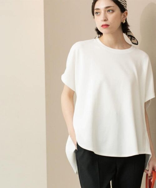 OPAQUE.CLIP / オペーク ドット クリップ カットソー | リラクシードルマンスリーブトップス【UV/吸水速乾/洗濯機洗い可】 | 詳細6