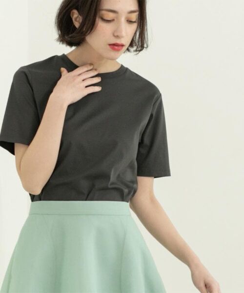 OPAQUE.CLIP / オペーク ドット クリップ Tシャツ | 《5色展開/SS-LLサイズ》ベーシッククルーネックTシャツ【接触冷感/洗濯機洗い可】 | 詳細15