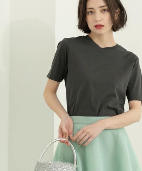 OPAQUE.CLIP / オペーク ドット クリップ Tシャツ | 《5色展開/SS-LLサイズ》ベーシッククルーネックTシャツ【接触冷感/洗濯機洗い可】 | 詳細18