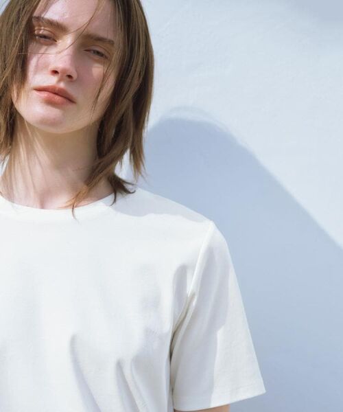 OPAQUE.CLIP / オペーク ドット クリップ Tシャツ | 《5色展開/SS-LLサイズ》ベーシッククルーネックTシャツ【接触冷感/洗濯機洗い可】 | 詳細2