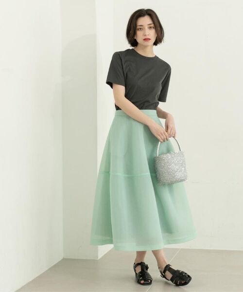 OPAQUE.CLIP / オペーク ドット クリップ Tシャツ | 《5色展開/SS-LLサイズ》ベーシッククルーネックTシャツ【接触冷感/洗濯機洗い可】 | 詳細20