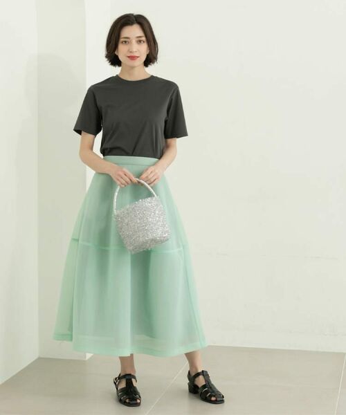 OPAQUE.CLIP / オペーク ドット クリップ Tシャツ | 《5色展開/SS-LLサイズ》ベーシッククルーネックTシャツ【接触冷感/洗濯機洗い可】 | 詳細21