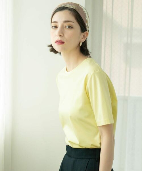 OPAQUE.CLIP / オペーク ドット クリップ Tシャツ | 《5色展開/SS-LLサイズ》ベーシッククルーネックTシャツ【接触冷感/洗濯機洗い可】 | 詳細28