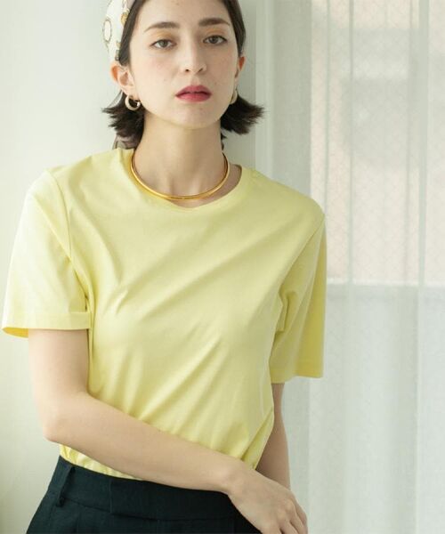 OPAQUE.CLIP / オペーク ドット クリップ Tシャツ | 《5色展開/SS-LLサイズ》ベーシッククルーネックTシャツ【接触冷感/洗濯機洗い可】 | 詳細29