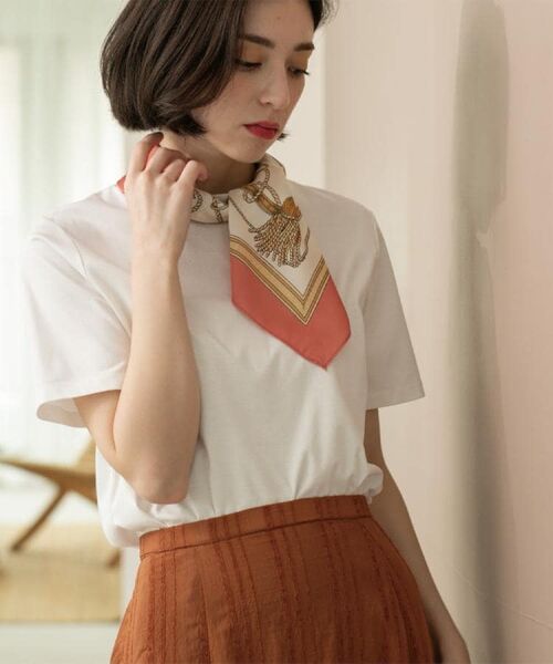 OPAQUE.CLIP / オペーク ドット クリップ Tシャツ | 《5色展開/SS-LLサイズ》ベーシッククルーネックTシャツ【接触冷感/洗濯機洗い可】 | 詳細8