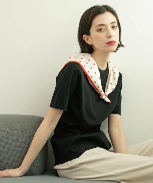 OPAQUE. CLIP/オペーク ドット クリップ 《5color/SS-LLsize》ベーシックTシャツ【接触冷感/洗濯機洗い可】 ブラック(019) 40(L) OPAQUE. CLIP/オペーク ドット クリップ 《5color/SS-LLsize》ベーシックTシャツ【接触冷感/洗濯機洗い可】 ブラック(019) 40(L)