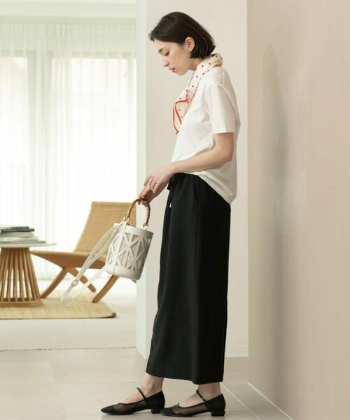 OPAQUE.CLIP / オペーク ドット クリップ Tシャツ | 《5色展開/SS-LLサイズ》VネックベーシックTシャツ【接触冷感/洗濯機洗い可】 | 詳細10