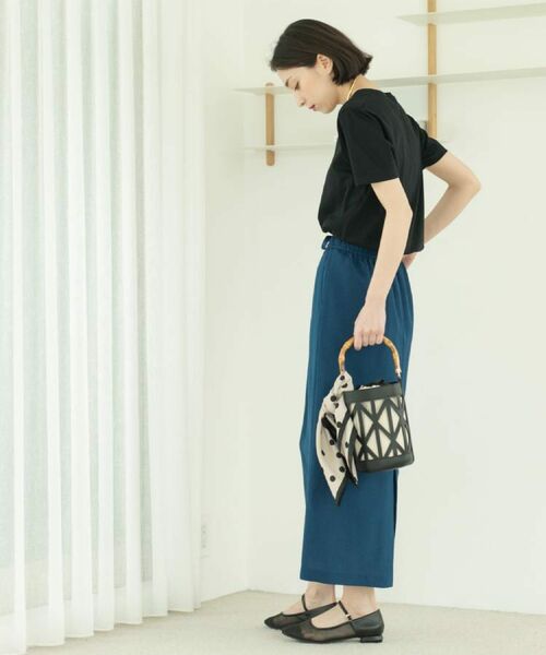 OPAQUE.CLIP / オペーク ドット クリップ Tシャツ | 《5色展開/SS-LLサイズ》VネックベーシックTシャツ【接触冷感/洗濯機洗い可】 | 詳細26