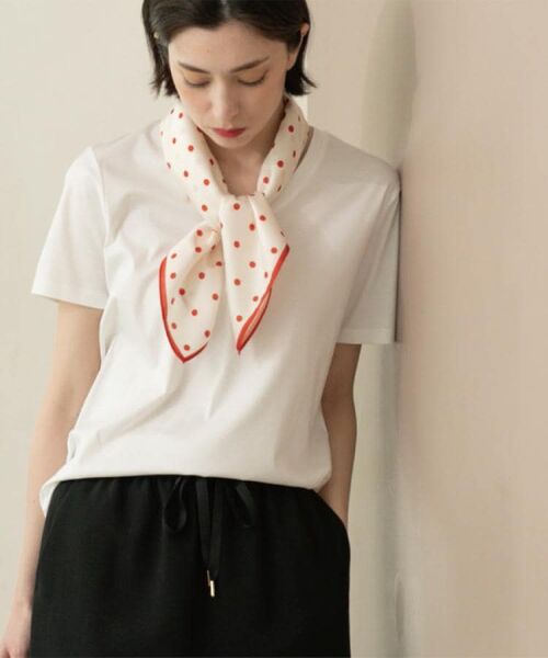 OPAQUE.CLIP / オペーク ドット クリップ Tシャツ | 《5色展開/SS-LLサイズ》VネックベーシックTシャツ【接触冷感/洗濯機洗い可】 | 詳細5