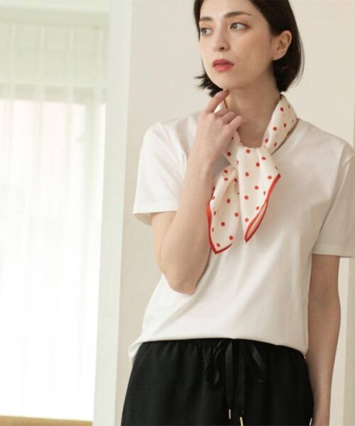 OPAQUE.CLIP / オペーク ドット クリップ Tシャツ | 《5色展開/SS-LLサイズ》VネックベーシックTシャツ【接触冷感/洗濯機洗い可】 | 詳細6