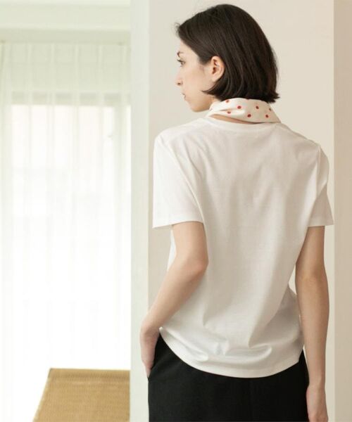 OPAQUE.CLIP / オペーク ドット クリップ Tシャツ | 《5色展開/SS-LLサイズ》VネックベーシックTシャツ【接触冷感/洗濯機洗い可】 | 詳細8