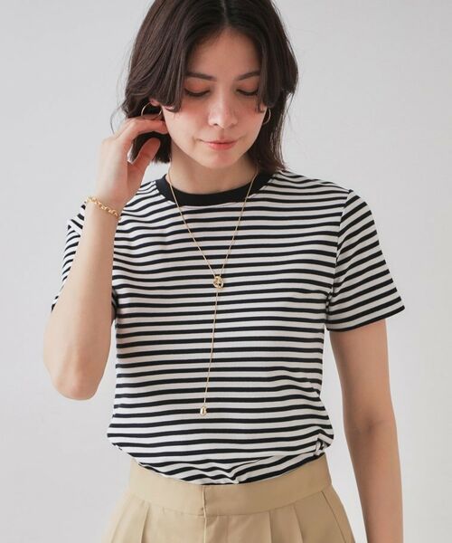 OPAQUE. CLIP/オペーク ドット クリップ フライスベーシックTシャツ【洗濯機洗い可】 ホワイト(301) 40(L) OPAQUE. CLIP/オペーク ドット クリップ フライスベーシックTシャツ【洗濯機洗い可】 ホワイト(301) 40(L)