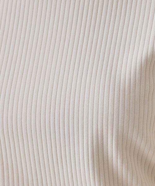 OPAQUE.CLIP / オペーク ドット クリップ カットソー | ボートネックリブカットソー【洗濯機洗い可】 | 詳細12