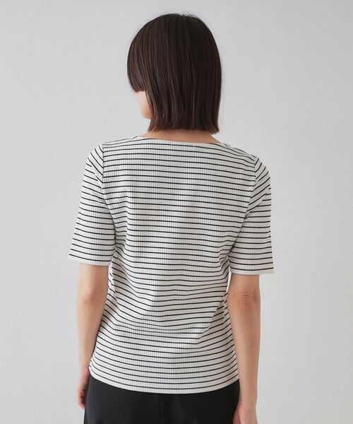 OPAQUE.CLIP / オペーク ドット クリップ カットソー | ボートネックリブカットソー【洗濯機洗い可】 | 詳細19