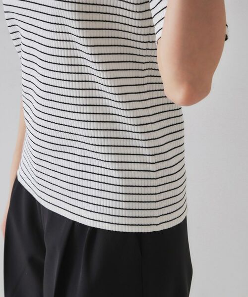 OPAQUE.CLIP / オペーク ドット クリップ カットソー | ボートネックリブカットソー【洗濯機洗い可】 | 詳細22
