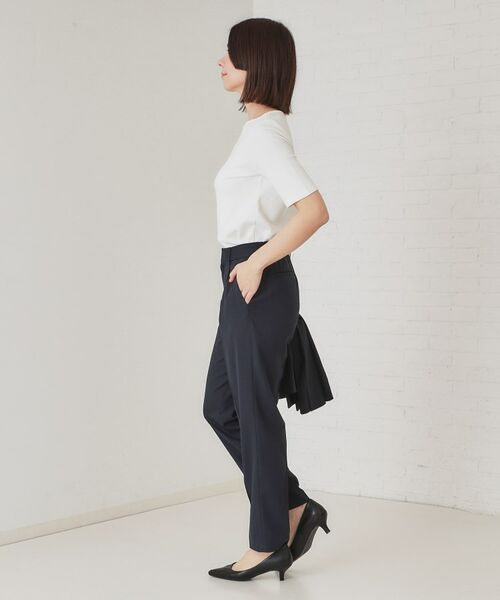 OPAQUE.CLIP / オペーク ドット クリップ カットソー | ボートネックリブカットソー【洗濯機洗い可】 | 詳細7